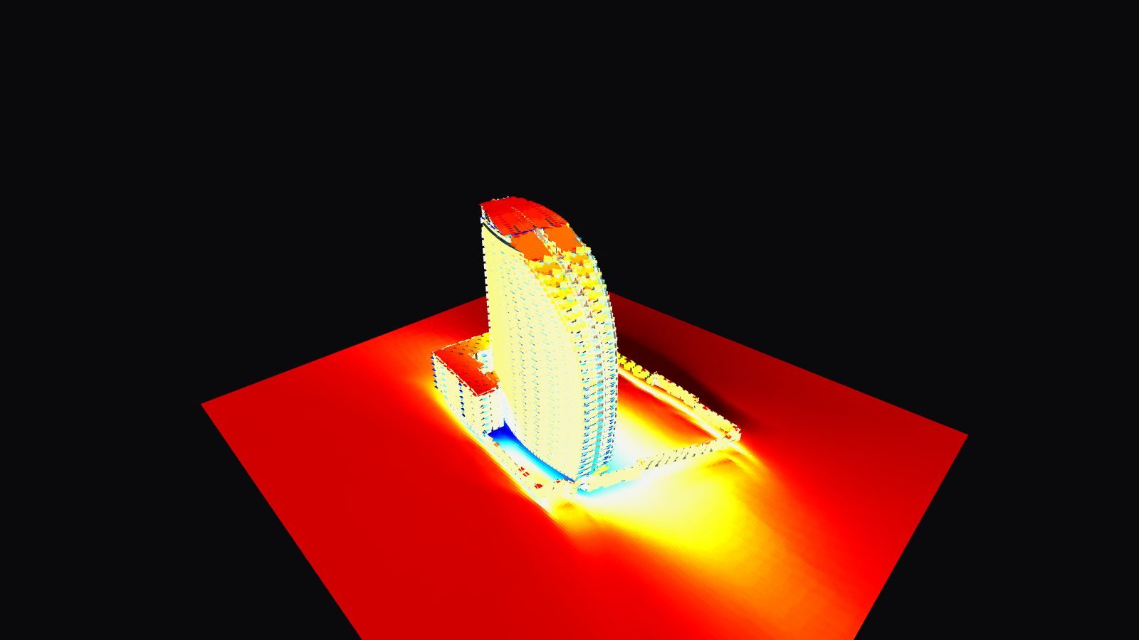 Solar analysis on an IFC model: a year of sun and heat on every facade from real weather data